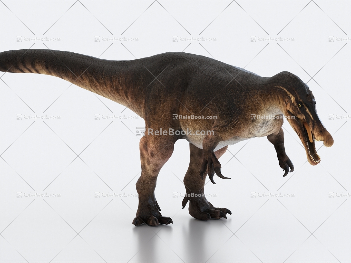 heavy claw dinosaur dinosaur ancient creature ancient animal 3d model