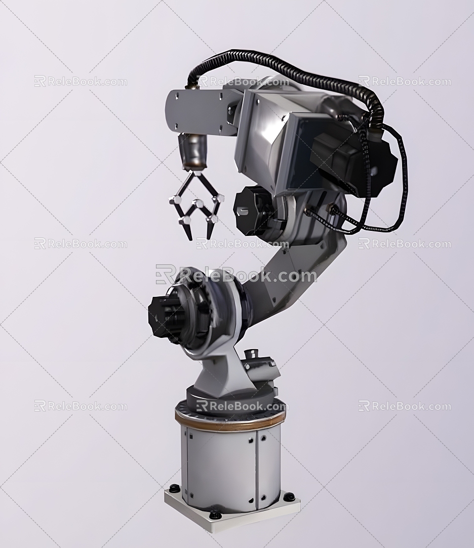 Mechanical Arm Realistic Machine Mechanical Equipment Industrial Equipment Robot Mechanical Arm Technology Future 3d model