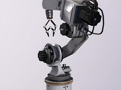 Mechanical Arm Realistic Machine Mechanical Equipment Industrial Equipment Robot Mechanical Arm Technology Future 3d model