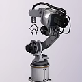 Industrial Robotic Arm With Precision Gripper And Joints 3d model