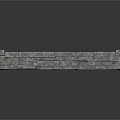 Building L Shaped Stone Structure With Textured Masonry Architectural Design Components