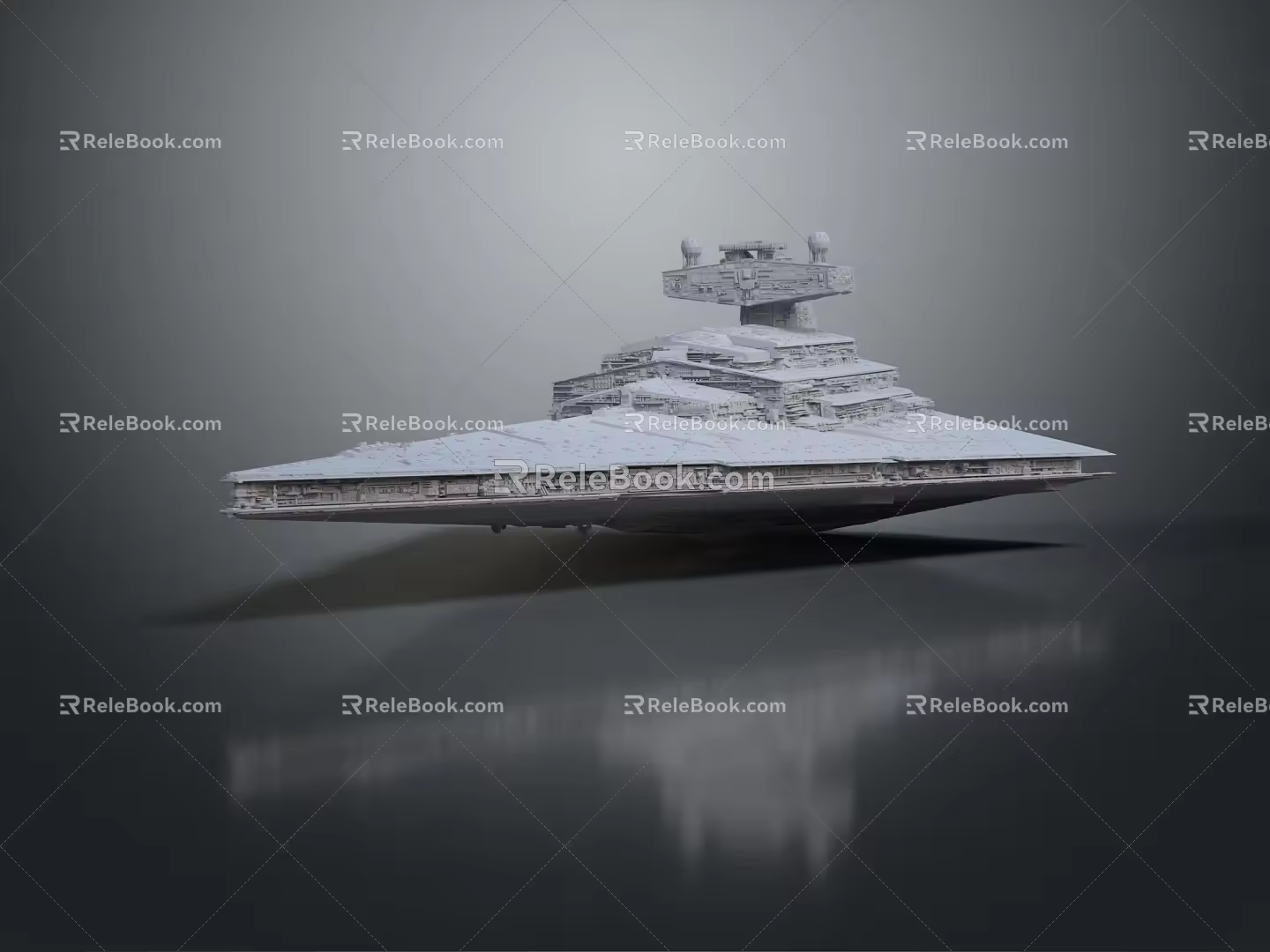 Modern Spaceship Spacecraft 3d model