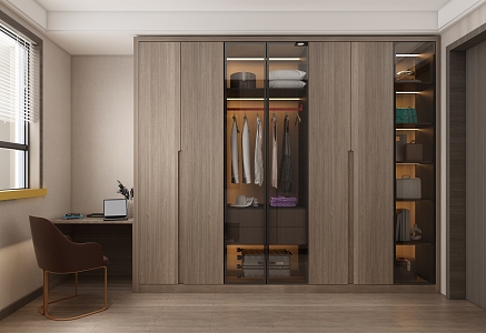 Modern Cloakroom 3d model