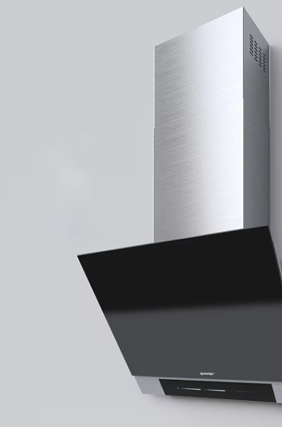 Modern Stainless Steel Range Hood Kitchen Appliance Mounted On Kitchen Wall 3d model