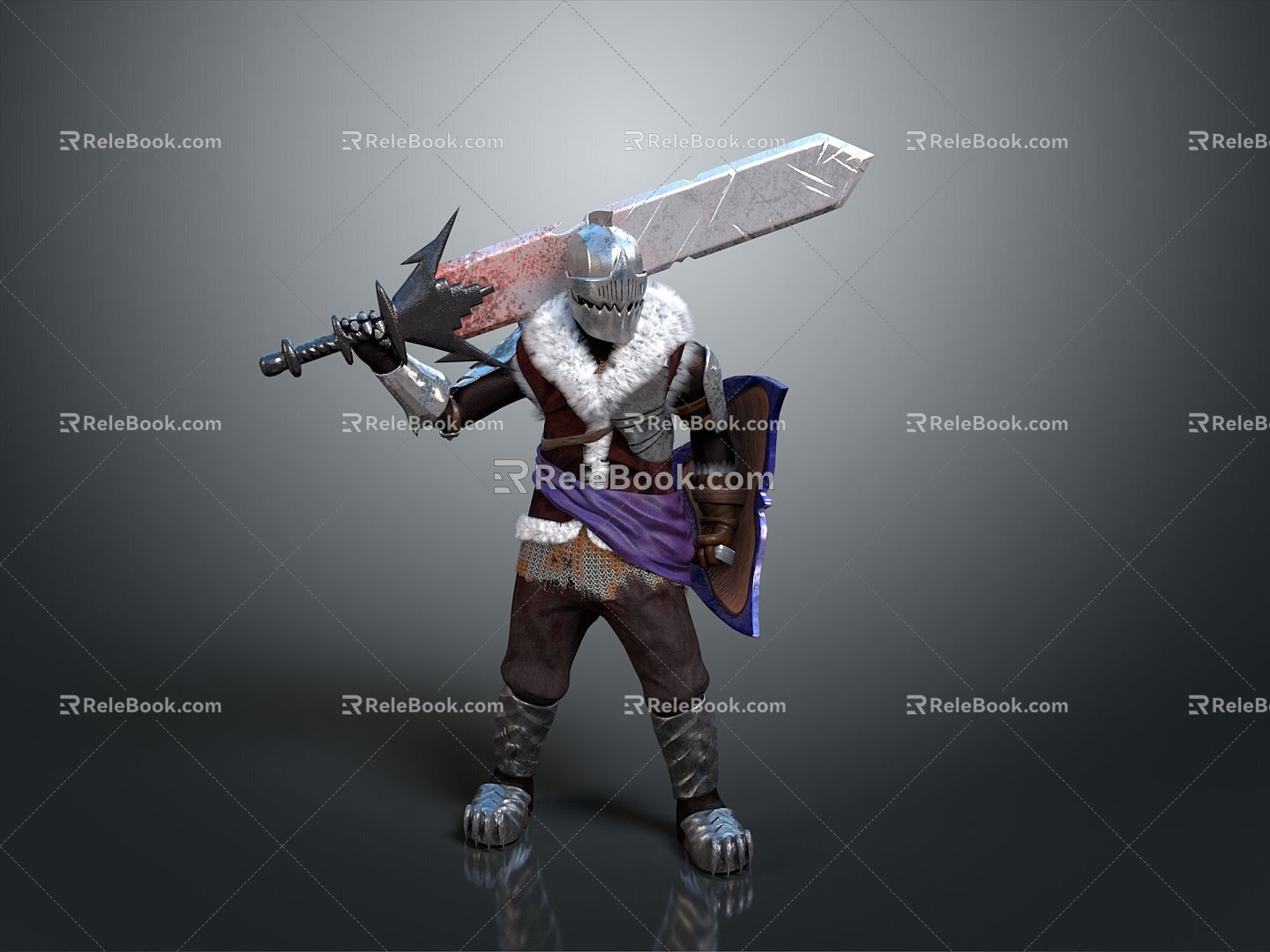 Western Samurai Western Warrior Western Hero Western Warrior Knight Hero Ancient Warrior Paladin 3d model