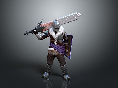 Western Samurai Western Warrior Western Hero Western Warrior Knight Hero Ancient Warrior Paladin 3d model