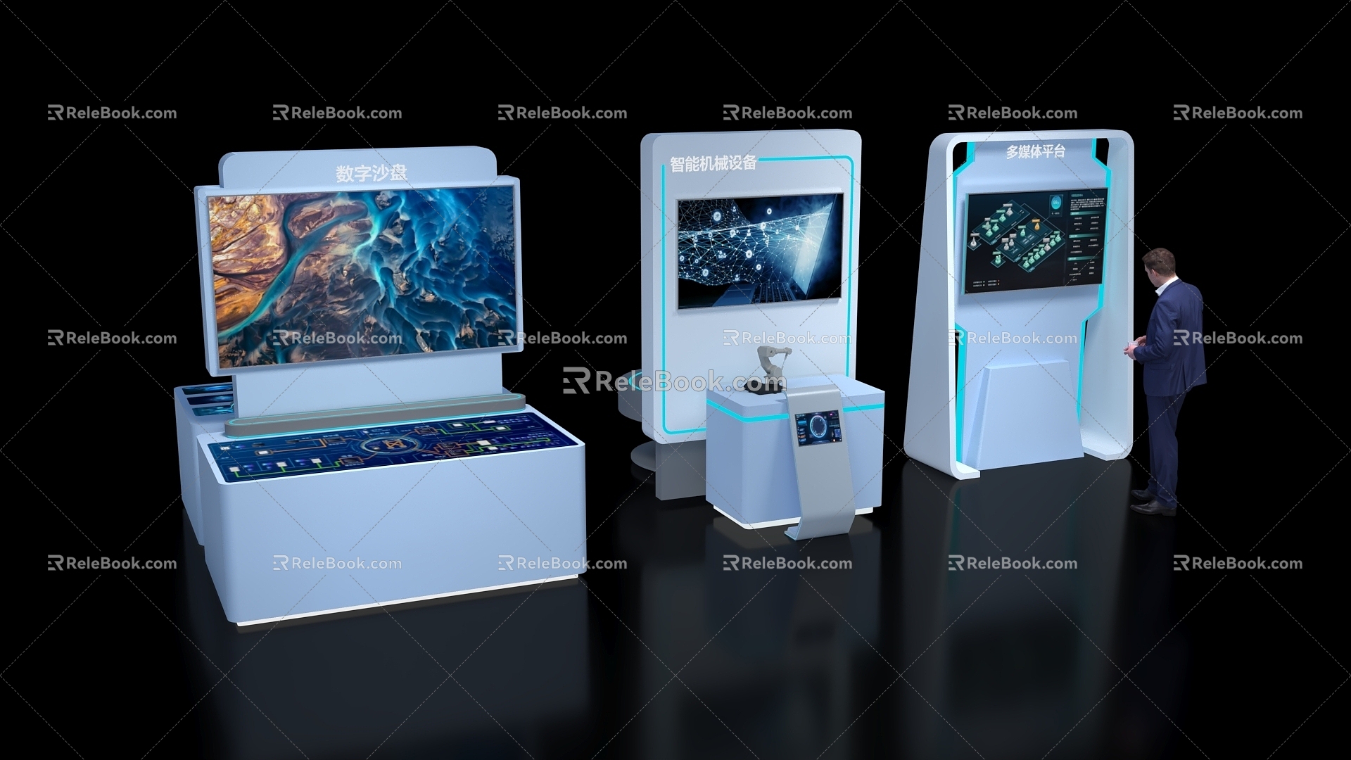 Booth 3d model