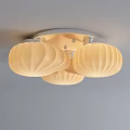 Modern Ceiling Lights Featuring Stylish Geometric And Wave Textured Designs For Home 3d model