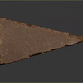Delicious Layered Cake Slice With Brown Top And Creamy Light Bottom