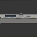 Modern Synthesizer Portable Synthesizer Mixer Reverberator 3d model