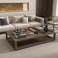 Middle Ancient Style Coffee Table 3d model