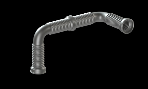 Modern Piping 3d model