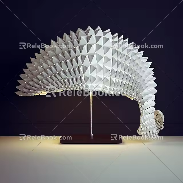 Special-shaped table lamp 3d model
