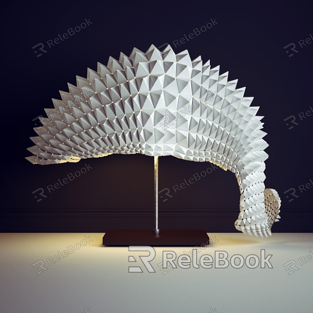 Special-shaped table lamp model