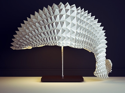 Special-shaped table lamp model