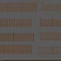 Wooden Fence Different Designs Such As Lattice Picket And Panel Styles