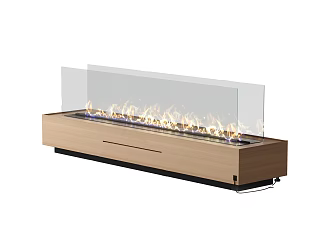 Modern Fireplace 3d model