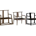 Modern Minimalist Single Chair Designs With Wooden Frames And Stylish Armrest Details