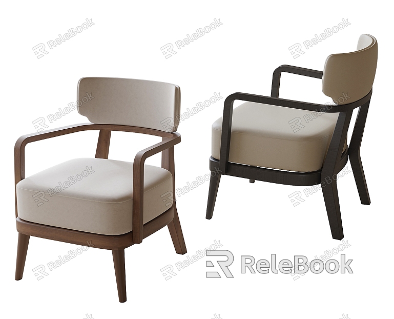 Modern Leisure Chair Single Sofa Single Chair model