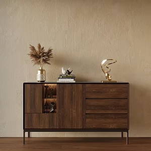Quiet Antique Entrance Cabinet 3d model