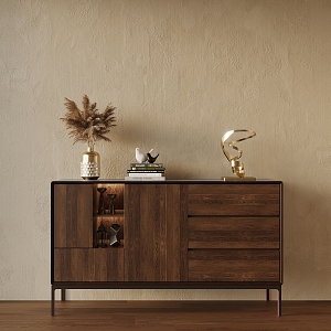 Quiet Antique Entrance Cabinet 3d model