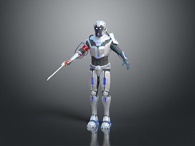 Mech Warrior Mech Soldier Machine Battlearm Mechanical Battlearm Machine Fighter Robot 3d model