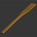 Yellow Kitchen Spatula With Long Handle For Household Cooking Use
