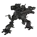 Electric Toy Mechanical Robot Featuring Detailed Weapons Movable Joints And Action Design