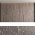 Modern Natural Wooden Sofa Backdrop Wall With Textured Panels And Brown Wood Finish