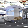 YORK Air Conditioner Showroom Display With Wall Mounted And Floor Standing Units