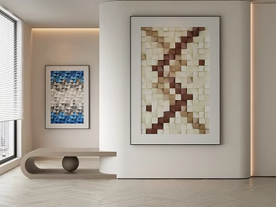decorative painting 3d model