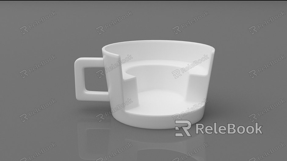 Modern Sculpture Cup Chair model