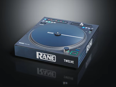 RANE TWELVE Commercial DJ Equipment with Turntable Control Buttons for Professional Music Mixing 3d model