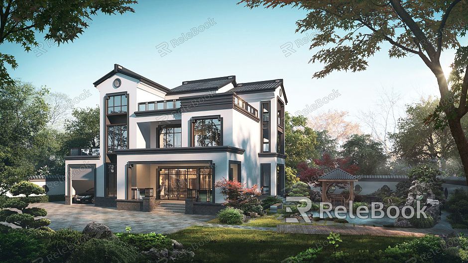 New Chinese Style Villa Villa model