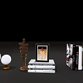 Modern ornaments combination decorations 3d model