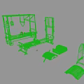 Professional Pilates Sports Equipment Including Reformer Cadillac Wunda Chair Rollers And Mats
