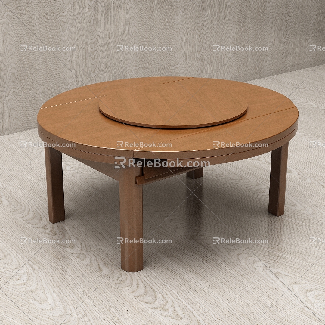 New Chinese Restaurant Table 3d model