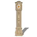 Elegant Musical Instruments and Art Supplies Collection with Decorative Carvings and Storage Cases