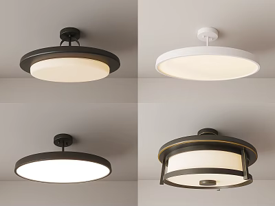 Different Styles Of Ceiling Lights For Home Decoration 3d model