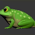 Frog Poison Frog Game Frog Reptile Cold Blooded Animal Reptile 3d model
