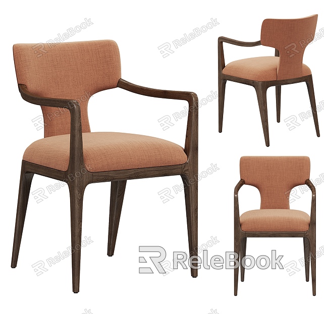 Dining Table Armchair Dining Chair Single Chair model