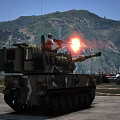 K9 Thunder Self-Propelled Howitzer 3d model