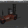 Forklift Transport Forklift Tractor Earth Cattle Tool Vehicle Low Face Number Low Model Simple Model Game Sub-era Film and Television Level Super Realistic High Precision 3d model