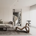 Modern Living Room Interior With Neutral Tones And Minimalist Decor