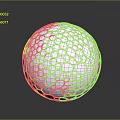Transparent Textured Sphere As Decorative Household Item For Home