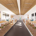 Nordic Library 3d model