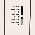 Different Types of Door Handles and Electronic Lock Systems on