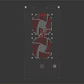 Modern mainframe computer mainframe computer chassis 3d model
