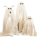 Dog Ghost Halloween Holiday Decoration 3d model