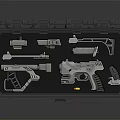 Modern Toolbox Arms Box Sci-Fi Weapon Box 3d model